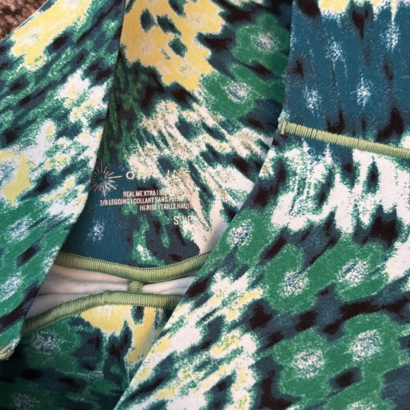 Offline by aerie blue and green leggings - Picture 3 of 4